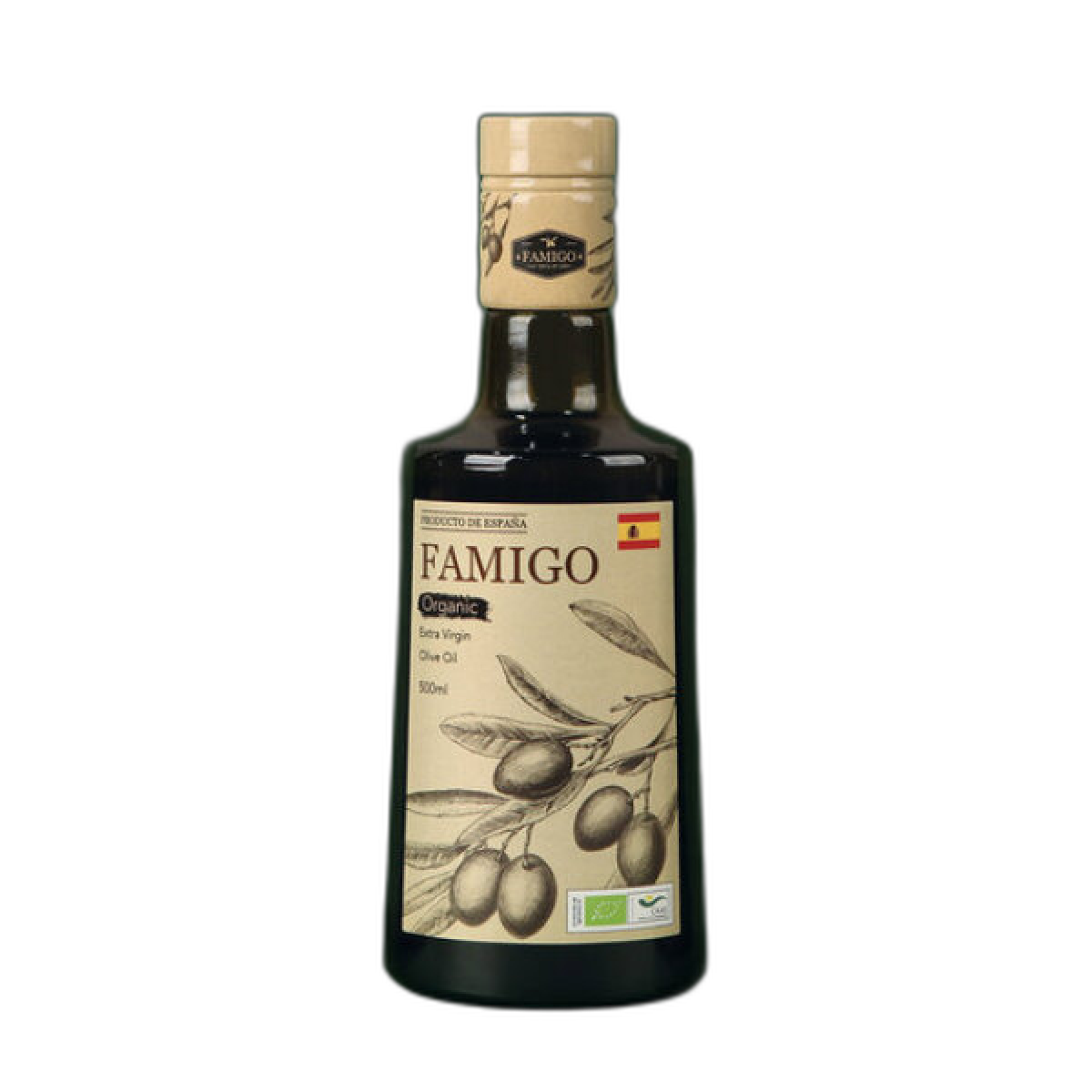 파미고 유기농 엑스트라버진 올리브오일 500ml (2개)