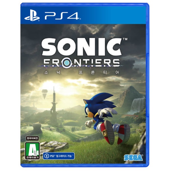  소닉 프론티어 한글판 PS4, 패키지디스크