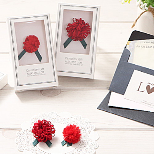 카네이션 코사지 선물세트