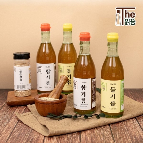 더맑음 저온 압착 참기름 350ml (1개)_이미지