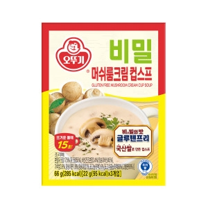 오뚜기 비밀 머쉬룸크림컵스프 66g (1개)