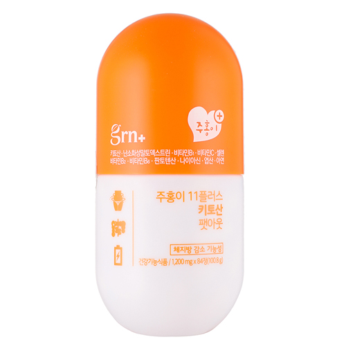 GRN 주홍이 11플러스 키토산 팻아웃 84정 (4개)_이미지