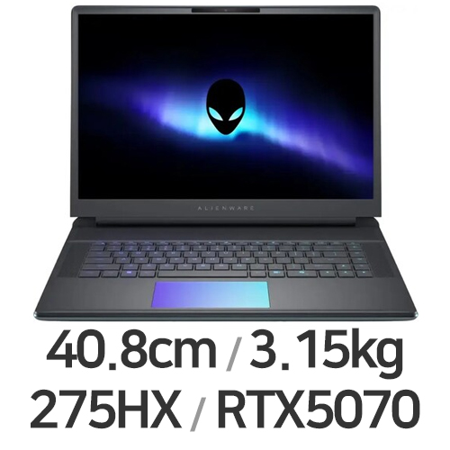 DELL 에일리언웨어 16 Area-51 DAA16250-WH02KR 32GB램 (SSD 2TB)_이미지