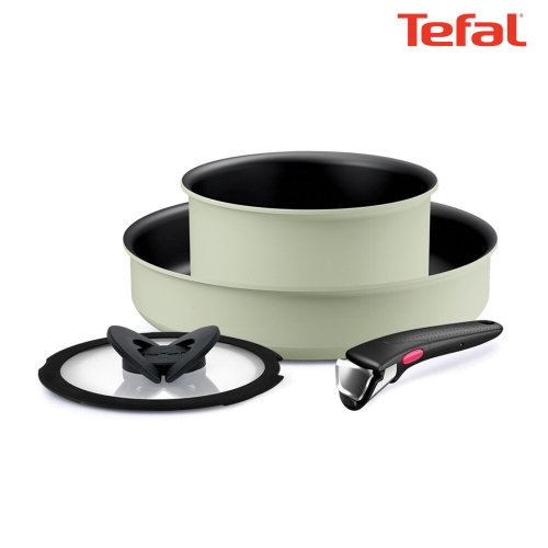 테팔 매직핸즈 크렘 드 피스타치오 4종 (팬24+냄비16+유리뚜껑16+손잡이)_이미지