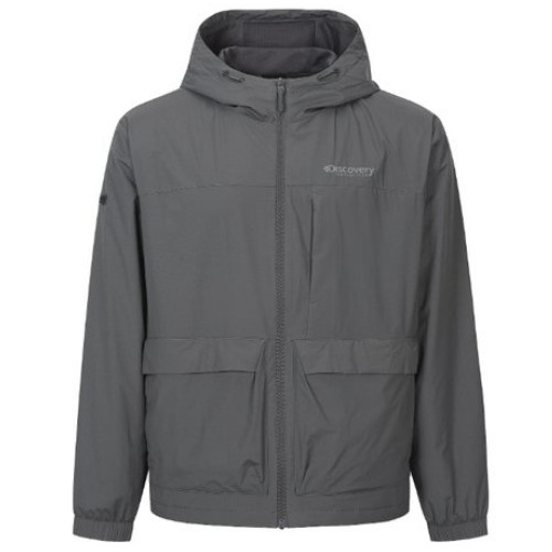디스커버리 익스페디션 메쉬 기모 우븐 후디드 트레이닝 자켓 DMTR61056-GRD_이미지