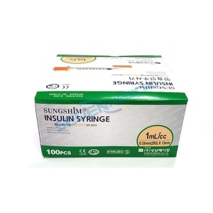 성심 인슐린주사기 1ml 29G 13mm (1000개)