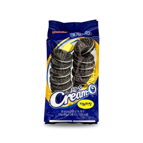 잭앤질 크림오 바닐라 108g 수입과자