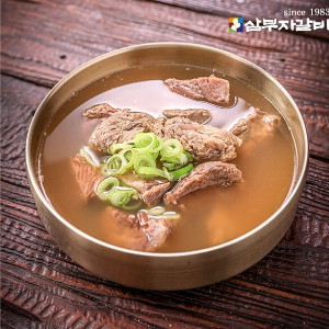 미식발전소 삼부자갈비 뼈없는 갈비탕 800g (10개)