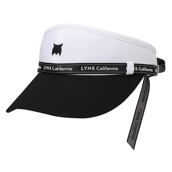 링스 리본 와이드챙 바이저 L21F1CP251_BK_이미지