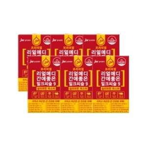 JW중외제약 리얼메디 간에좋은 밀크씨슬9 900mg 30정