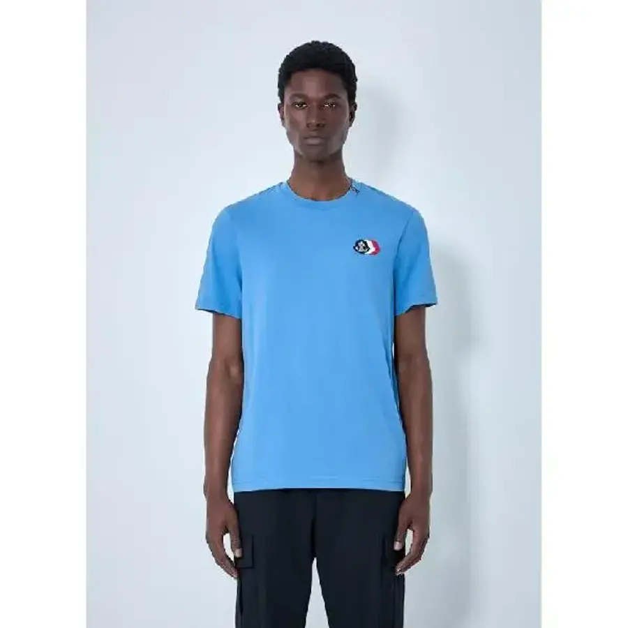 몽클레르 남성 Cotton Logo T Shirt mon0164031blu