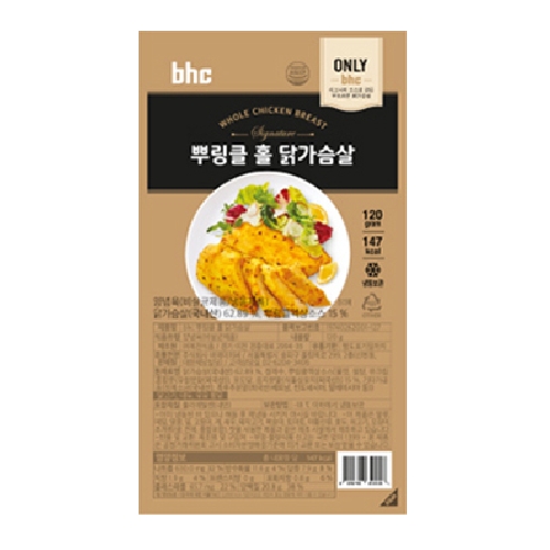 BHC 시그니처 통살 뿌링클 홀 닭가슴살 120g (5개)