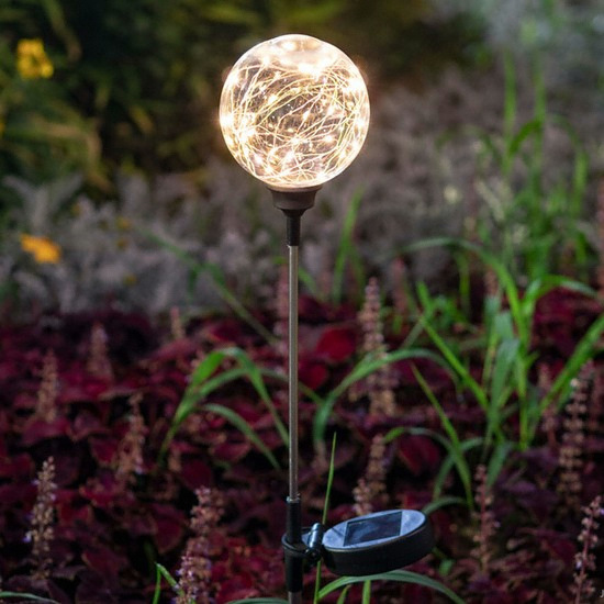 라이트컴 COMS LED 태양광 라운드형 웜화이트 정원등_이미지