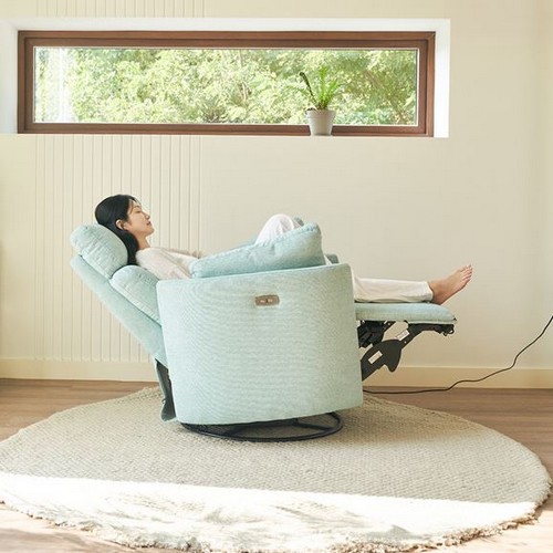 에몬스 휴브100 생활발수 이지클린 패브릭 리클라이너 1인용_이미지