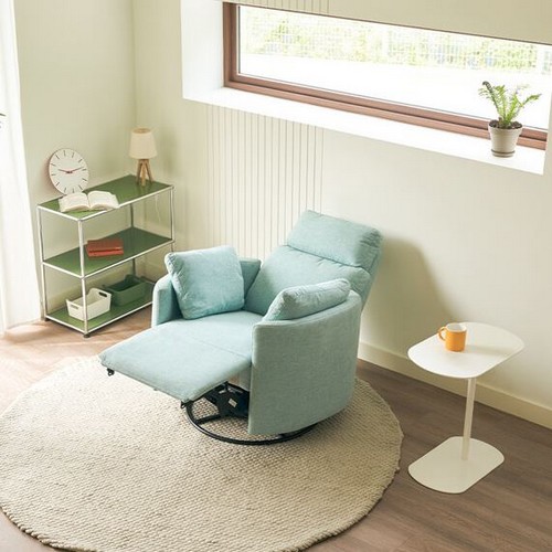 에몬스 휴브100 생활발수 이지클린 패브릭 리클라이너 1인용_이미지