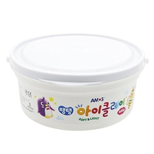 아모스 탱탱 아이클레이 대용량 버킷 400g 흰색 47332702