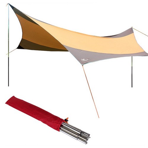 캠핑문 경량 대형 헥사 타프 (550x560cm)_이미지