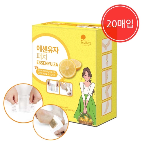 에센유자 밴드형 발패치 20개입 1개