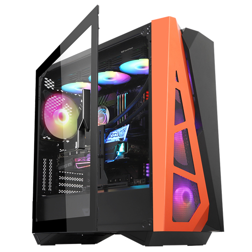 darkFlash DLZ31 RGB MESH 강화유리 (블랙)_이미지