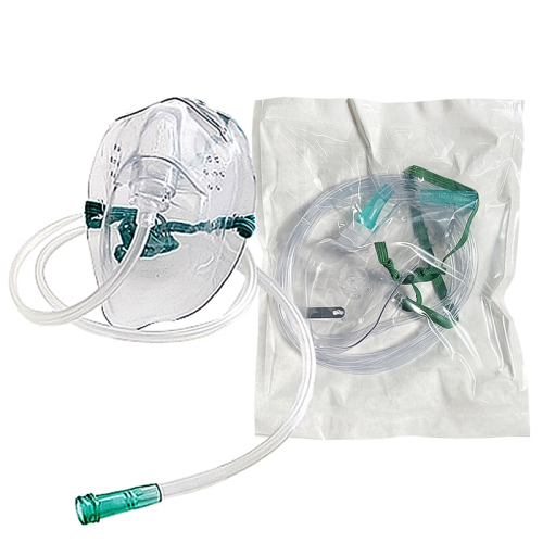 산소마스크 OM-100 성인용 10개 O2 Oxygen Mask