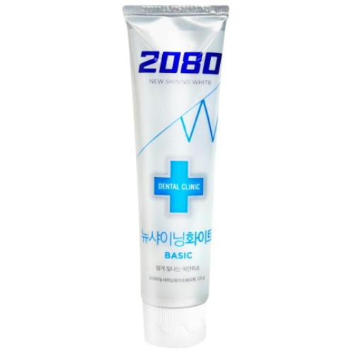 2080 덴탈클리닉 뉴 샤이닝 화이트 치약 125g (25개)_이미지