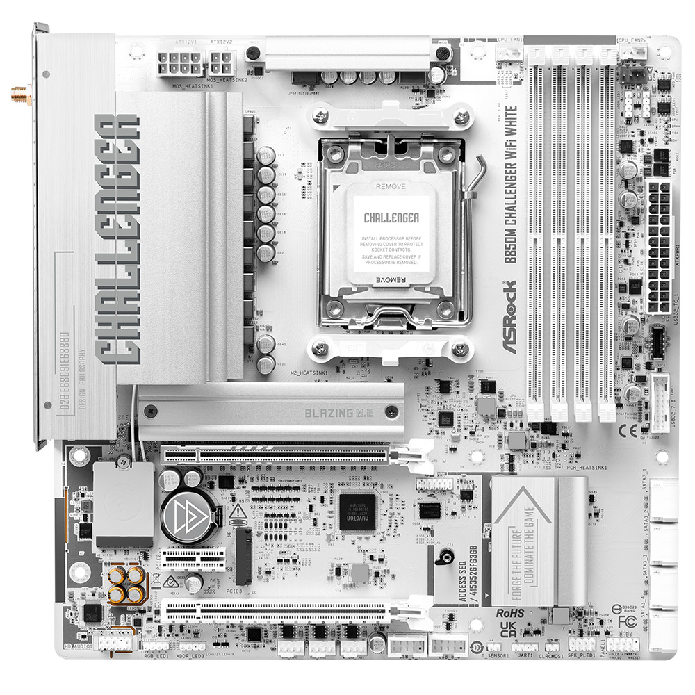 ASRock B850M Challenger WiFi 7 White 에즈윈_이미지