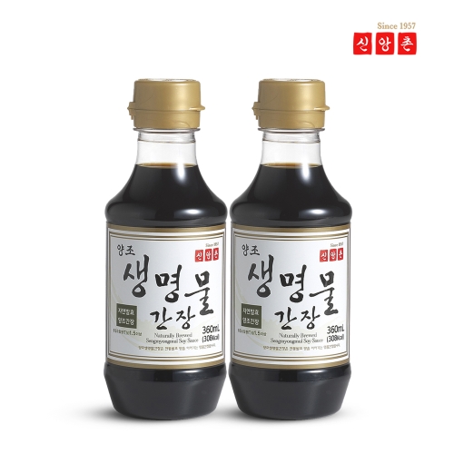 신앙촌 양조 생명물간장 360ml (2개)_이미지