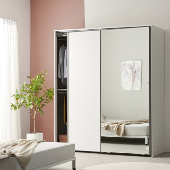 헤이몰리 페리 수납형 슬라이딩 옷장 1800