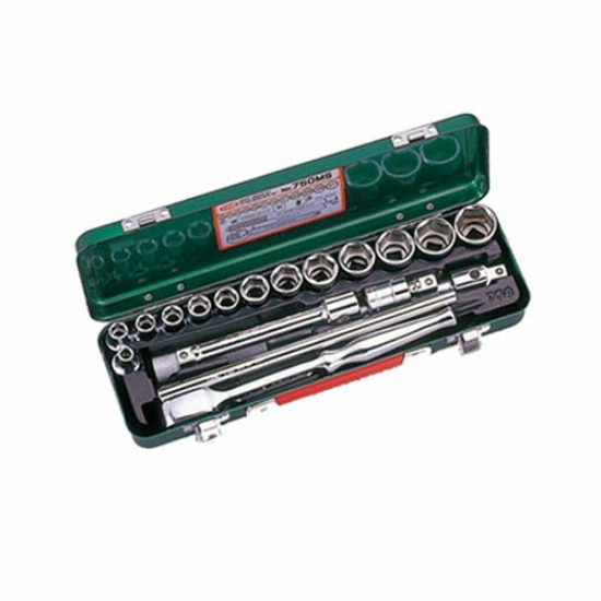 토네 1/2인치 소켓 렌치 세트 750MS (18pcs)