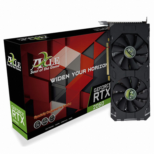 액슬 지포스 RTX 2060 D6 6GB DUAL 백플레이트_이미지