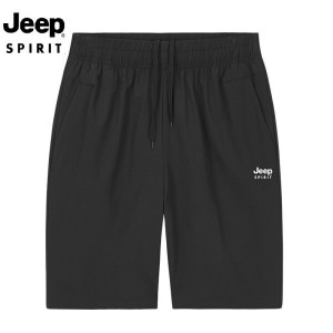 JEEP Spirit 스피릿 5부반바지 남성 남자 트레이닝 운동바지_HB-k2299 블랙 5XL_이미지