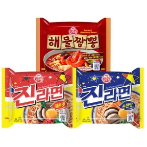 오뚜기 진라면 10봉 + 해물짬뽕 10봉_이미지