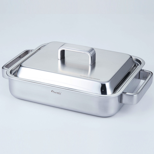 쉐프윈 316스텐 사각 그리들팬+뚜껑