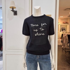 레터링자수니트AX6H2KT6400-81 41421_AX6H2KT640081