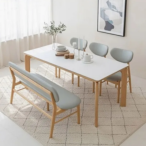 모네 세라믹 원목 식탁 1800