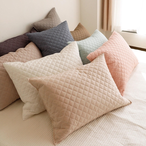  아망떼 코튼벨 순면 퀼팅 베개커버 [2개, 60x40cm]