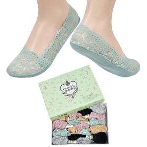 논슬립 꽃 레이스 숙녀 망사 덧신0100lt 여자덧신 여성덧신 망사덧신 숙녀덧신 덧신 꽃 레이