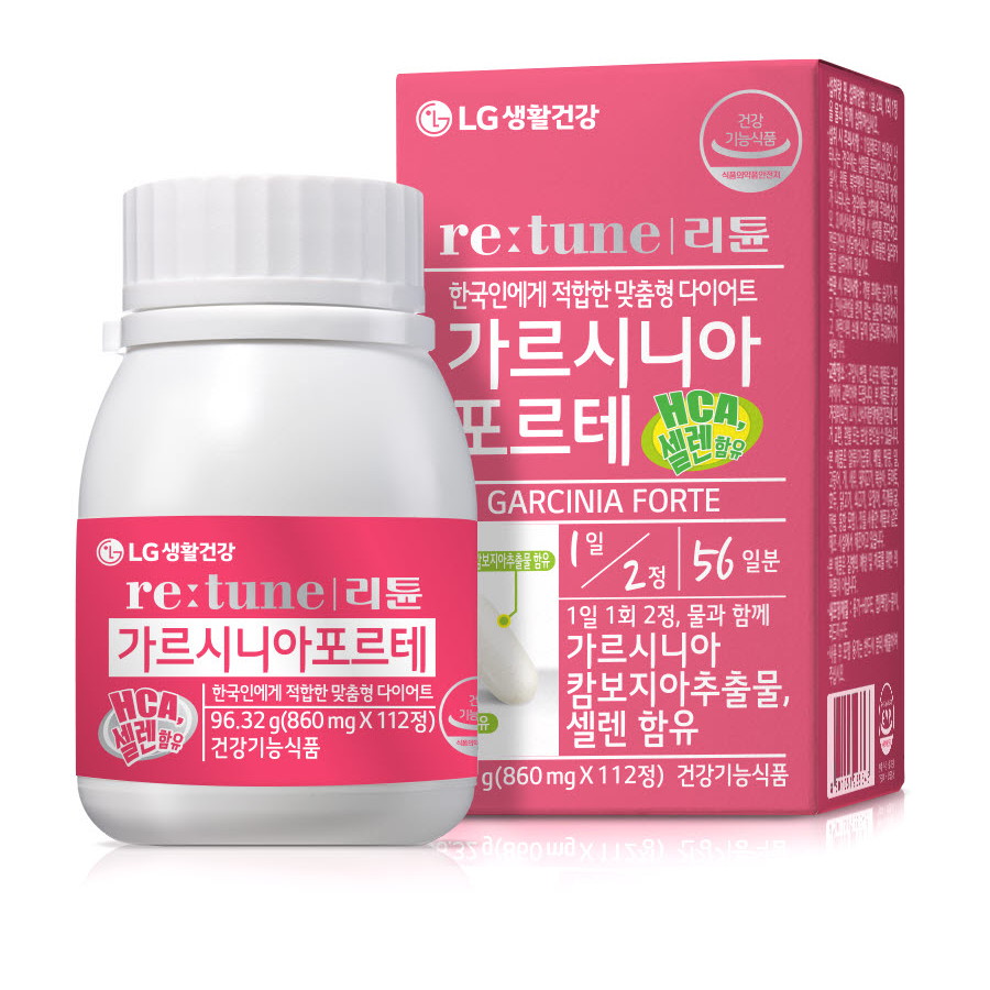 LG생활건강 리튠 가르시니아 포르테 112정 (2개)