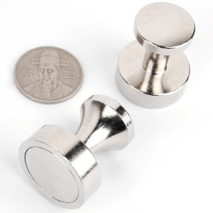 라온 공구 초강력 네오디움 메모자석 25mm 강력 도장 체스자석