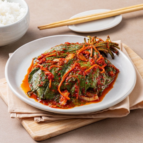 더싱싱 전라도식 깻잎김치 오이지무침