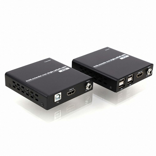 이지넷유비쿼터스 넥스트 4포트 USB2.0 KVM HDMI 거리연장기 (NEXT-7104KVM EX)_이미지