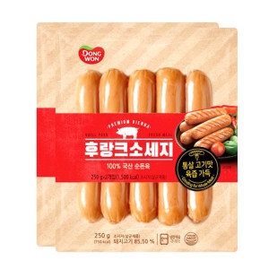 에프앤비 후랑크 소세지 250gx2개 냉장 아이스박스 캠핑