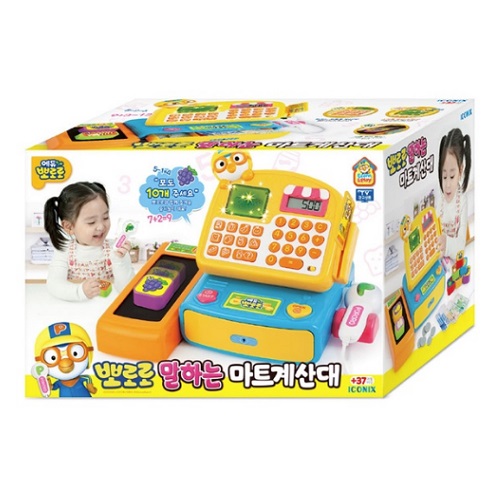 아이코닉스 뽀로로 말하는 마트 계산대