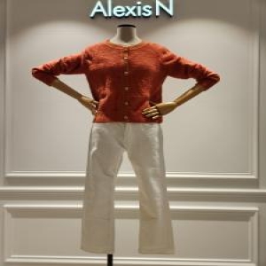 제시뉴욕 알렉시스앤글리터링버튼디테일가디건JDA5NSKG5370_이미지