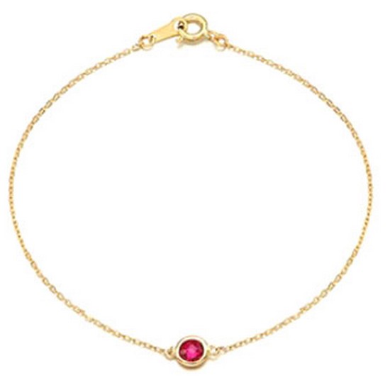 골드팡 14K 엘레강스루비 팔찌_이미지