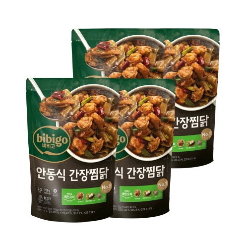 CJ제일제당 비비고 안동식 간장찜닭 700g (4개)_이미지