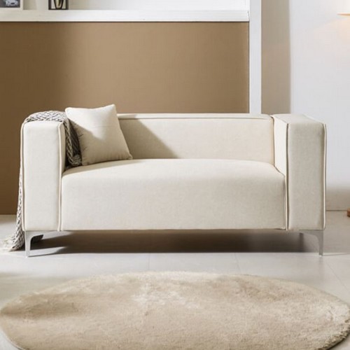 하임 아가엘 와이드 스웨이드 발수 패브릭 소파 2인용