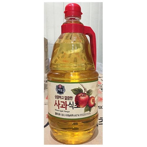 백설 2배 사과식초 1.8L (3개)_이미지