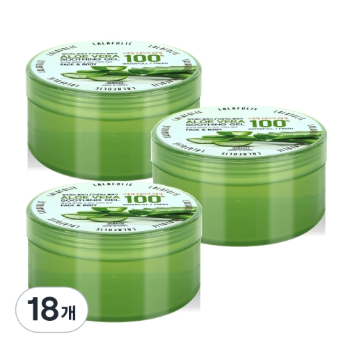 라라폴리 알로에베라 100% 수딩젤 300ml (18개)_이미지