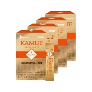 CJ웰케어 바이오코어 카무트 곡물과채콤부효소 14포 (4개)_이미지